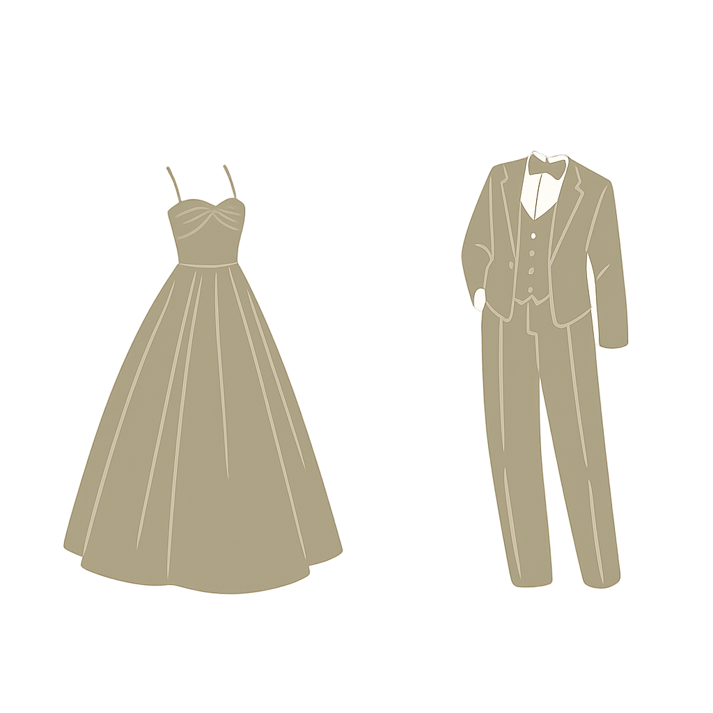 Vestido y traje